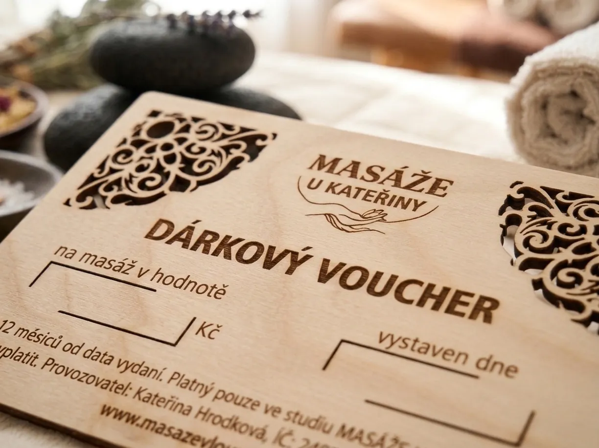 Dárkový voucher Masáže u Kateřiny
